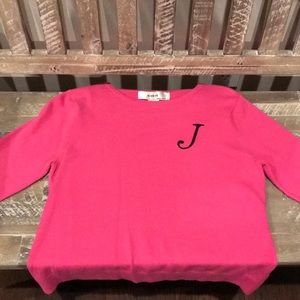 Pink pullover sweater